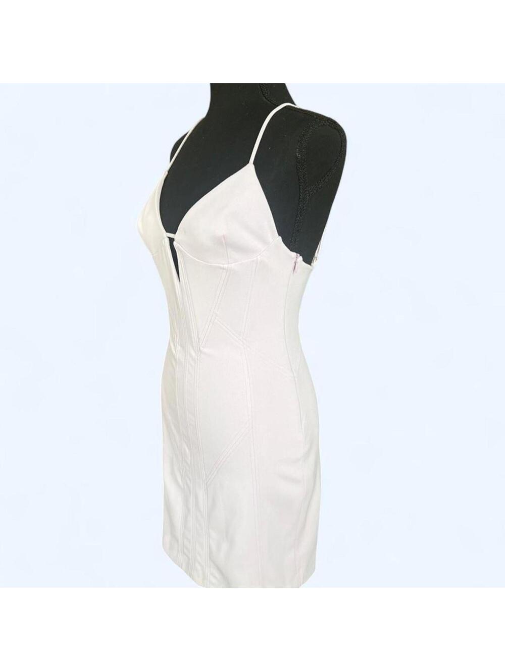 Zara lilac bodycon mini dress fairycore soft girl size small 💜 - Picture 5 of 7